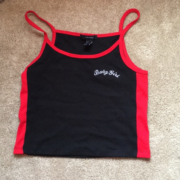 forever 21 baby girl crop top